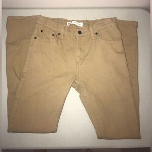 Levi’s 510 Skinny Tan denim jeans size 29x29